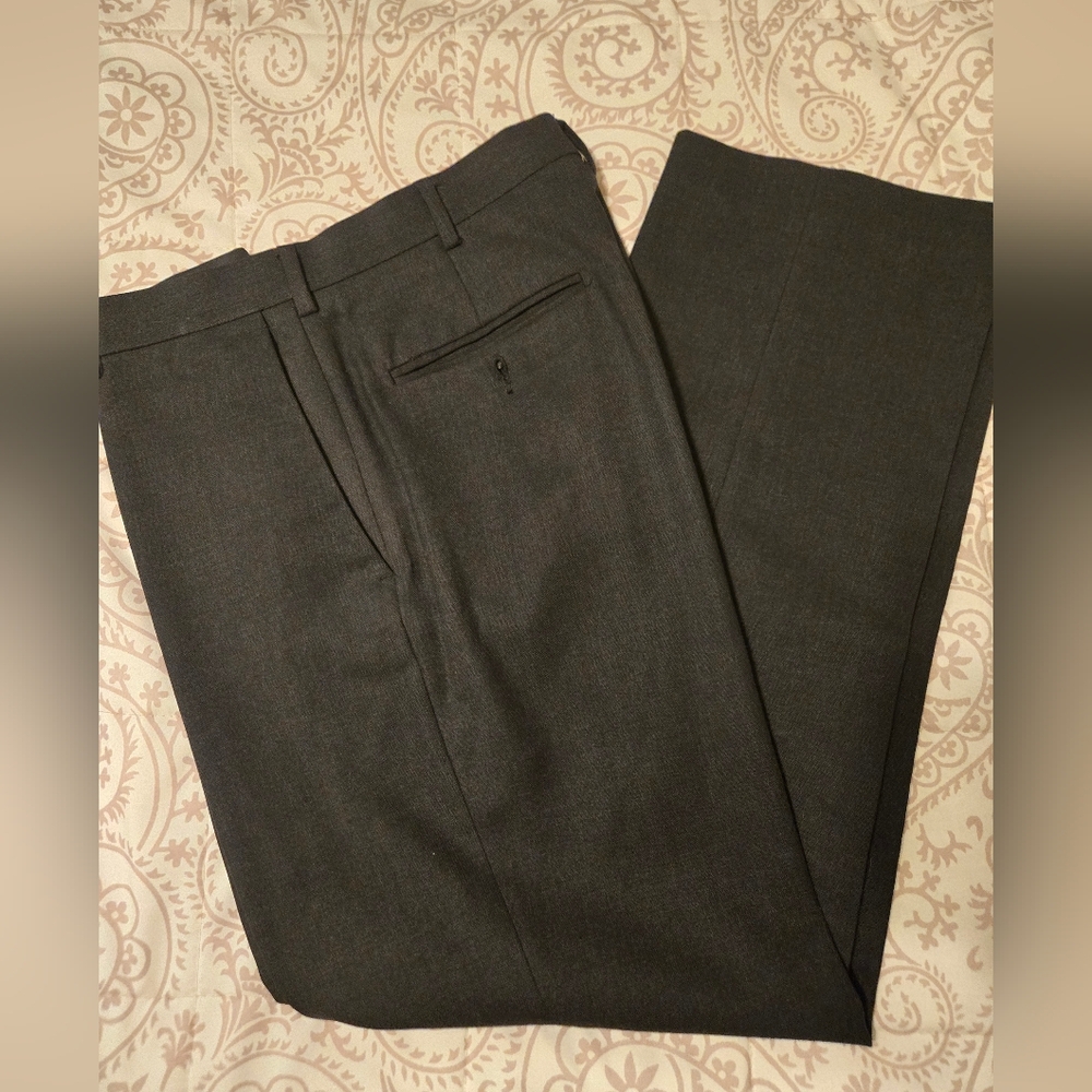 Perry Ellis Charcoal Men's Dress Pants, 30x30
